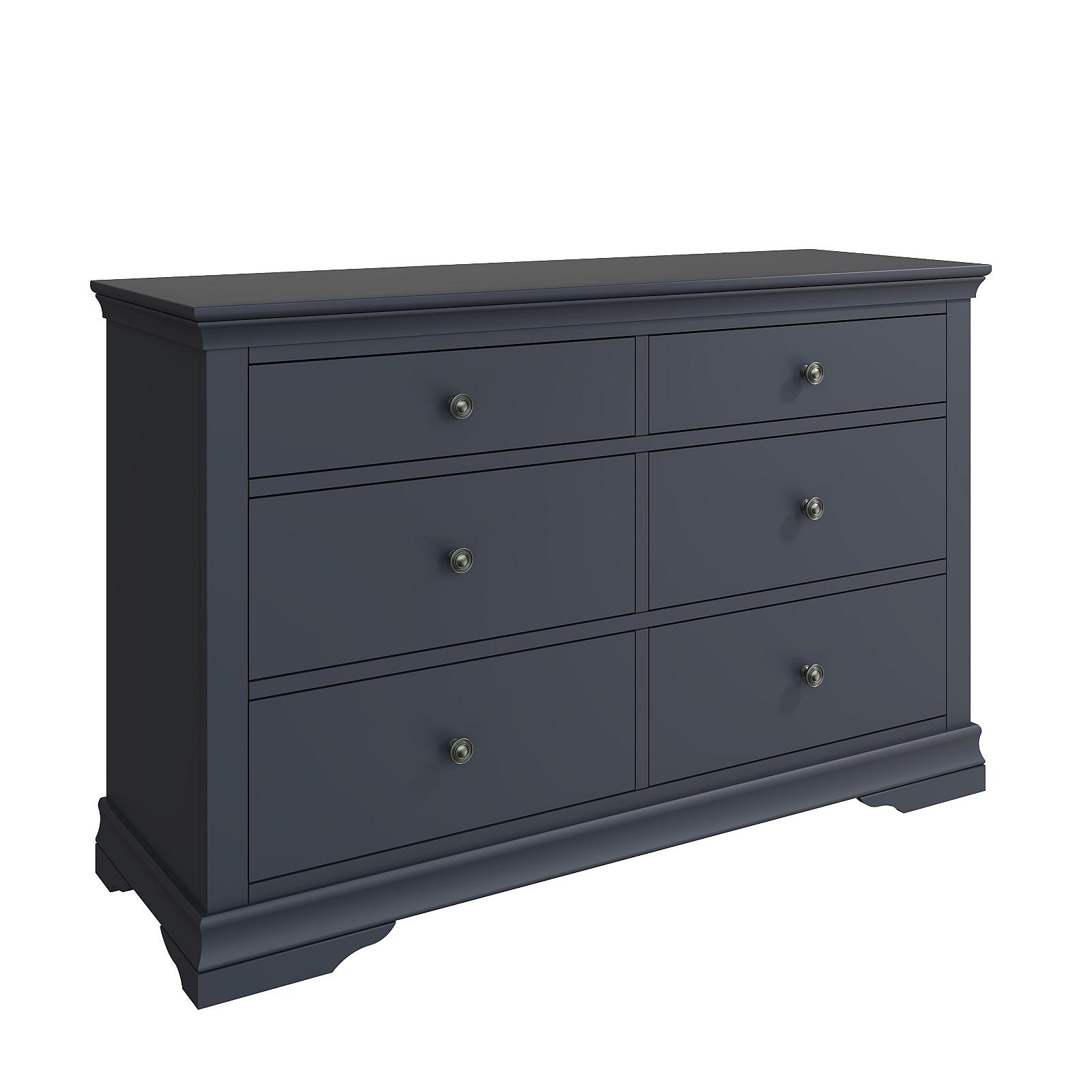 Navy 6 deals drawer dresser